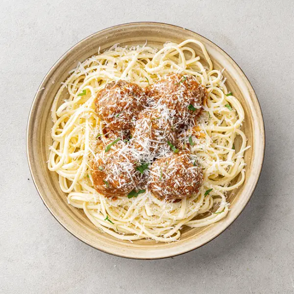 Italian-American Meatball Marinara Pasta